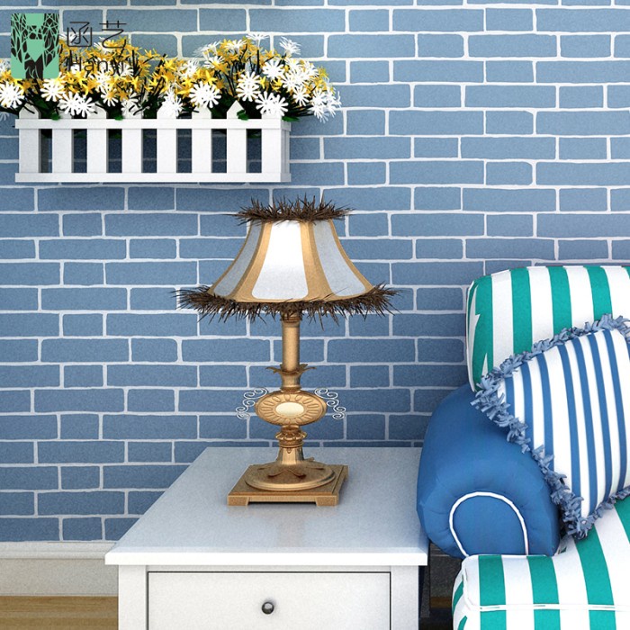 ( BAYAR DITEMPAT ) PROMO TERMURAH PAKET 5ROLL WALLPAPER STIKER DINDING RUANG TAMU STIKER DINDING KODE GH PREMIUM HIGH QUALITY MOTIF BATA 3D MODERN BEST SELLER ( BUY 4 GET 1 FREE ) GH114