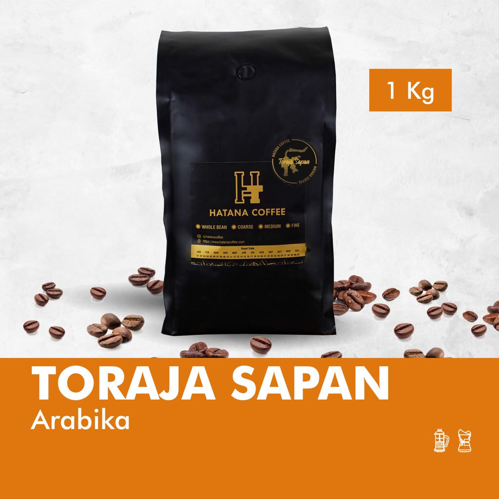 

Kopi Arabika Toraja Sapan 1 KG - Roasted Bean