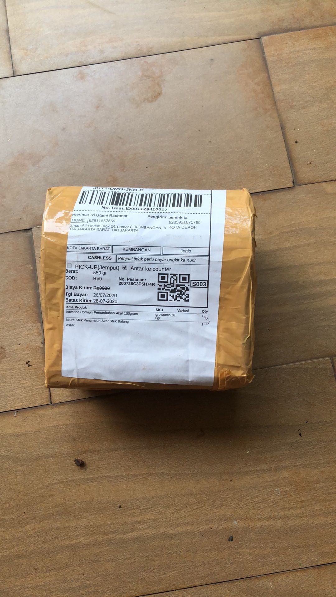 Growtone Hormon Pertumbuhan Akar 100gram