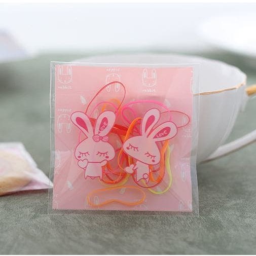 

CVCV338 Plastik Fancy Cookies - Kue Permen Accessories Shy Bunny 7x7