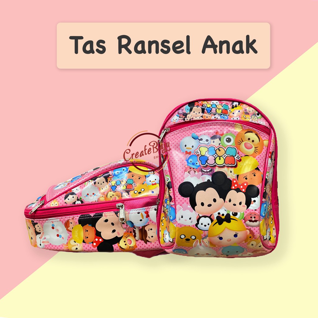 TAS RANSEL ANAK PAUD SD TAS RANSEL ANAK SEKOLAH MOTIF CEWEK COWOK