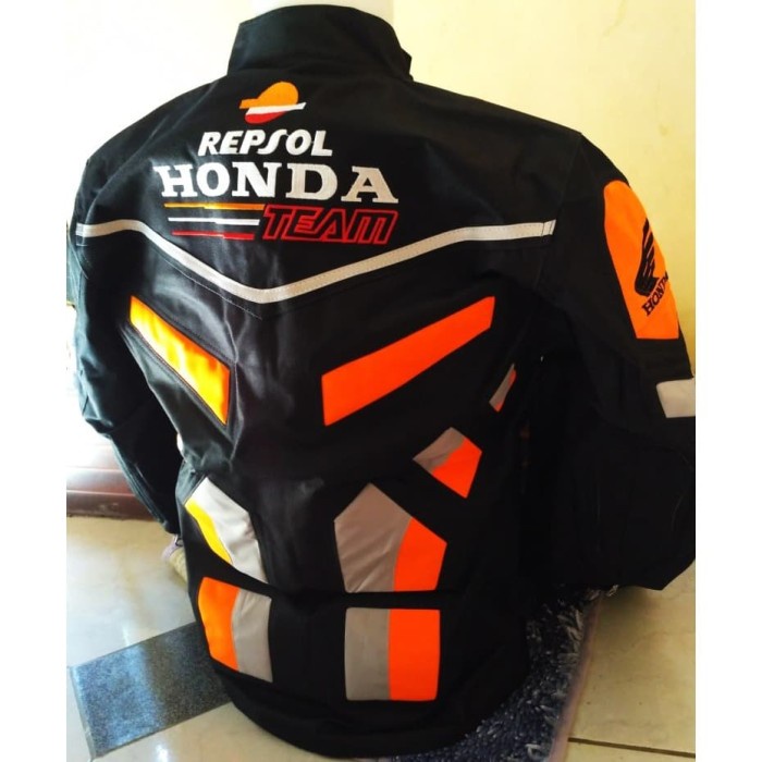 MOTOR-JAKET- JAKET PROTEKTOR MOTOR/TOURING REPSOL HONDA RACING (HRC), KUAT & TEBAL -JAKET-MOTOR.