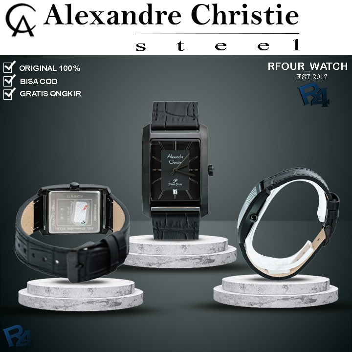 Alexandre Christie Pria Kulit Original Terbaru Jam Tangan Alexander Christie Cowok Alexandre Cristie