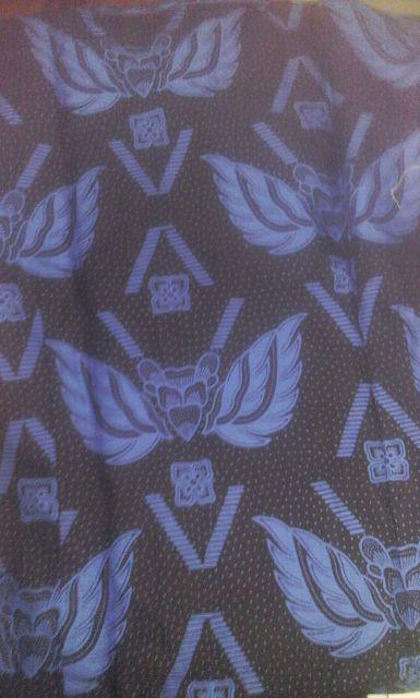 Kemeje Batik Baduy Tapak Kebo Biru Lengan Panjang