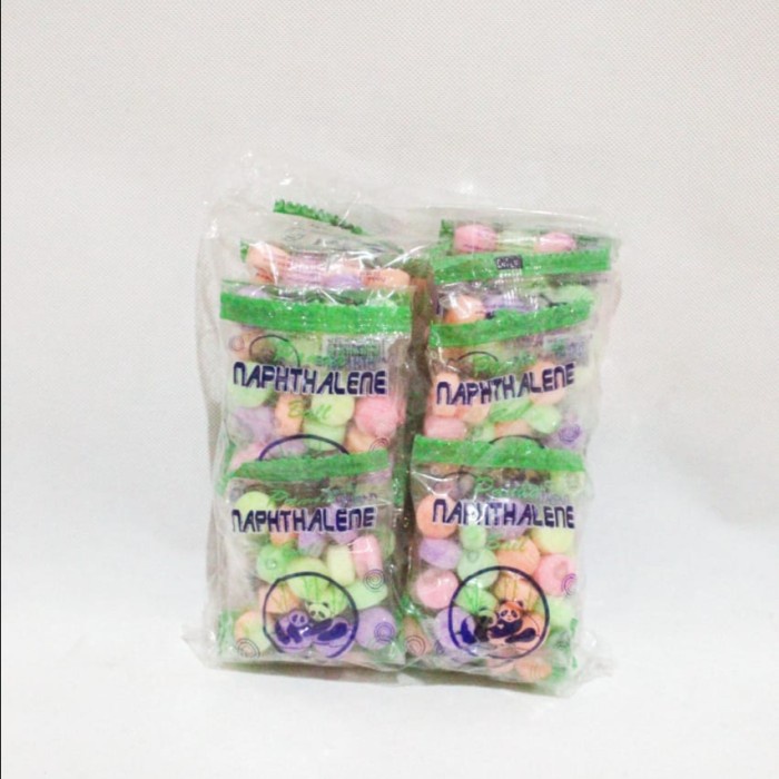 Kamper Kapur Barus Panda / Panda Kamper bentuk Bola / Kamper anti Serangga 25gr