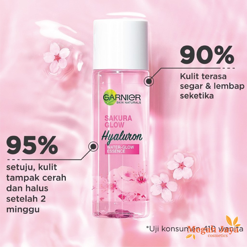 GARNIER SAKURA GLOW HYALURON WATER GLOW ESSENCE 100ML @MJ