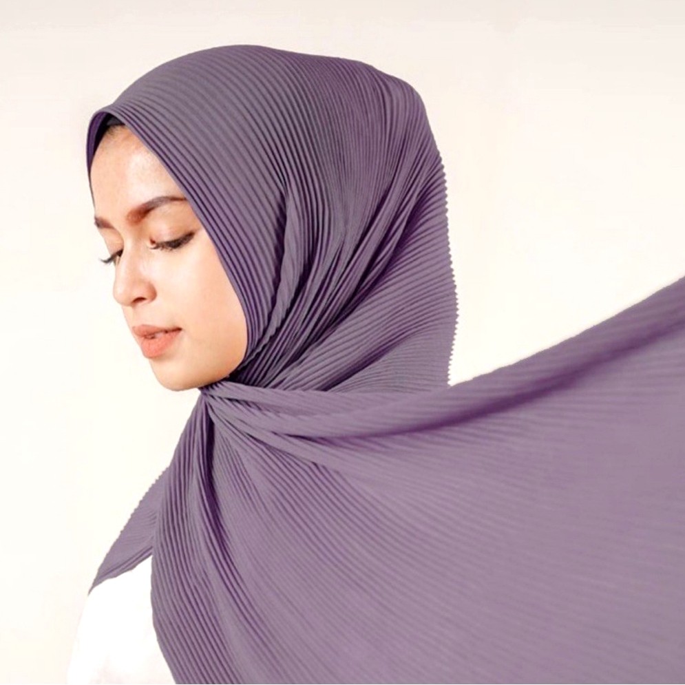 HIJAB PASMINA FULL PLISKET / PASHMINA PLISKET / KERUDUNG JILBAB PLISKET FULL