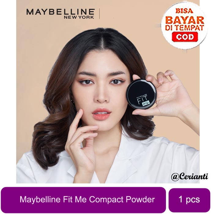 [ORI 100%] [BPOM] Maybelline Fit Me 12-Hour Oil Control Powder Make Up Bedak Padat ( Bedak Padat Untuk Bebas Minyak Hingga 12 Jam