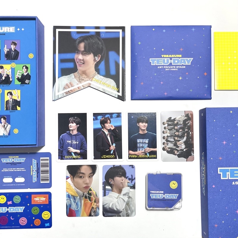 SHARING TEUDAY KIT TREASURE PC KTOWN BENEFIT JAEHYUK JEONGWOO JIHOON DOYOUNG