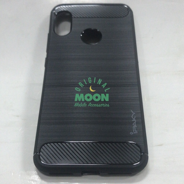 Case xiaomi redmi 6 pro ipaky carbon cover karbon silikon