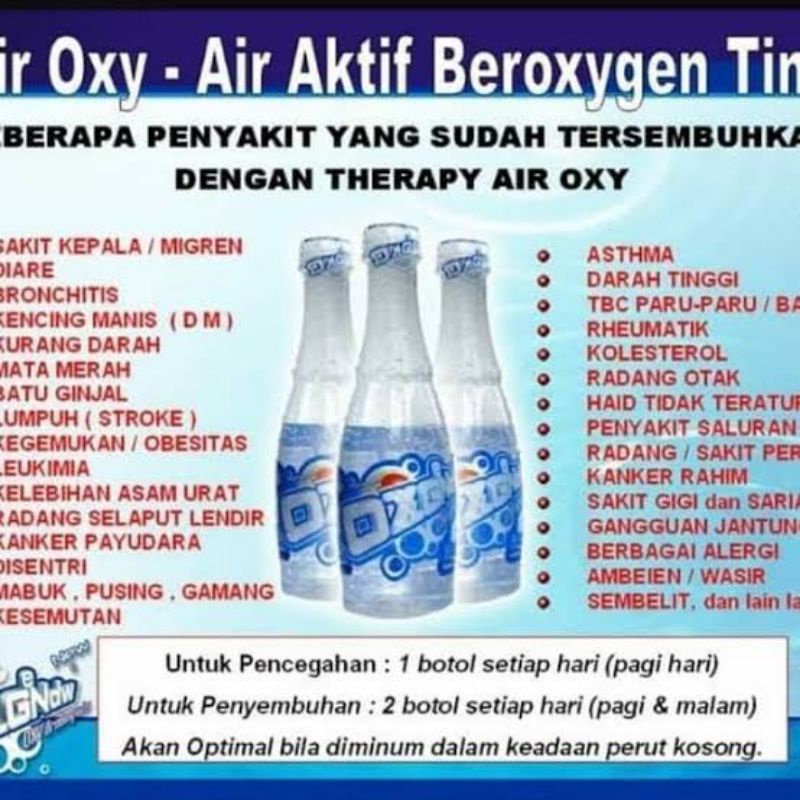 

minuman Air oxygen Aktif