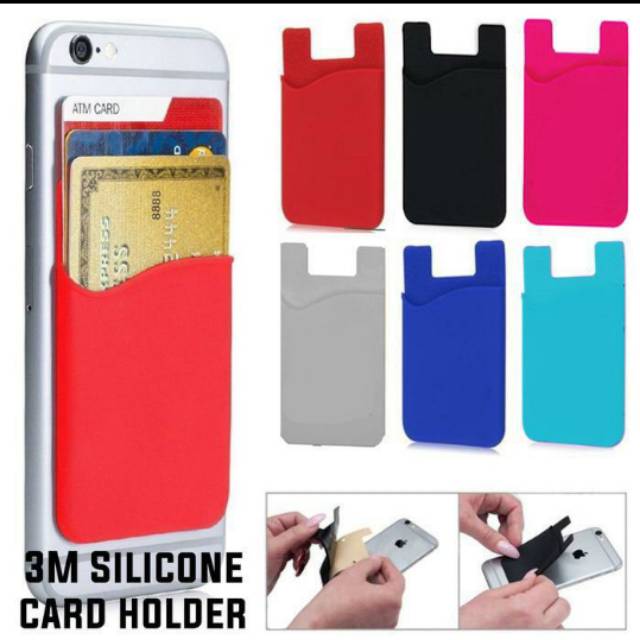 SC60 - CARD HOLDER TEMPELAN HP TEMPAT SLOT KARTU DI HP