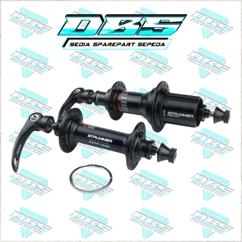 HUB FREEHUB STRUMMER HR-20 RATCHET 32HOLE MAT BLACK GERIGI 36T