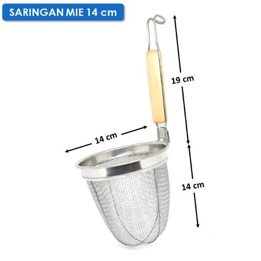 Saringan Mie Ayam Stainless Steel 13cm / Saringan Fortuna