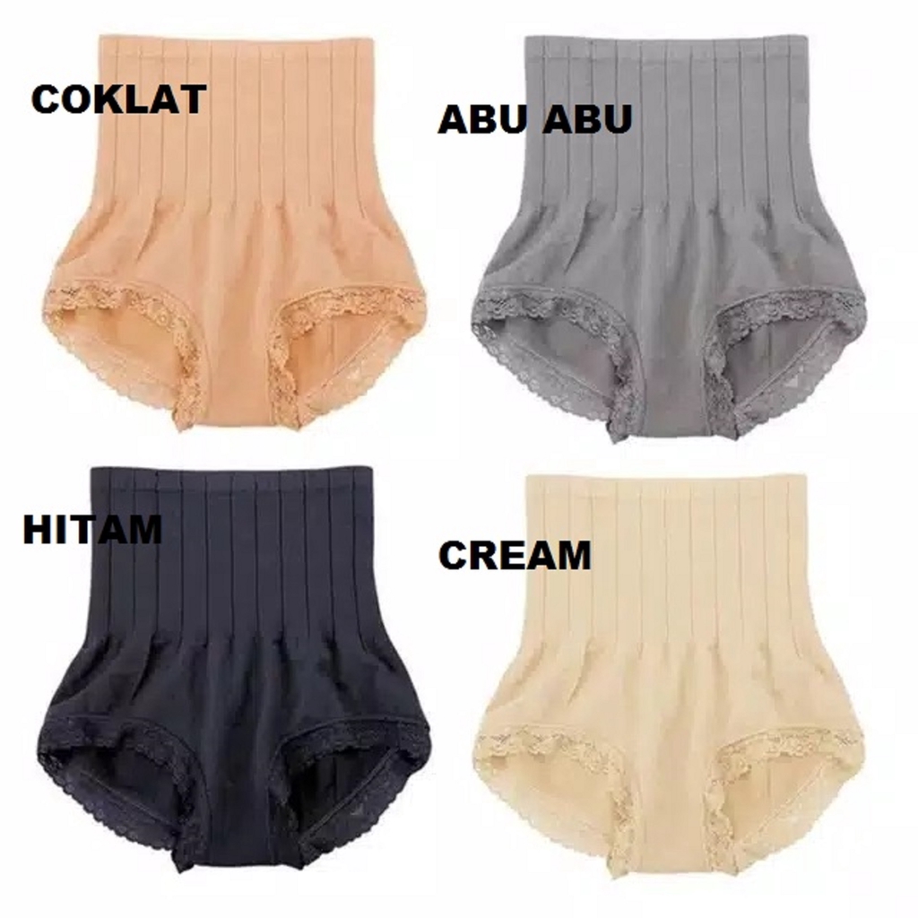 ☀ INDOLAND ☀  B002 KORSET CELANA PAKAIAN DALAM CD SLIMING HOT PANTS PENGECIL PERUT IMPORT