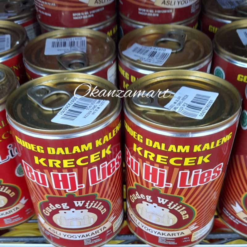 

Gudeg Wijilan Sambal Goreng Krecek Bu Lies 300gr