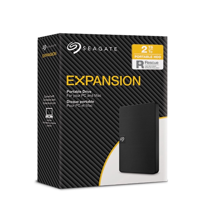 Harddisk Eksternal SEAGATE EXPANSION 2TB BLACK NEW HDD External 2 TB