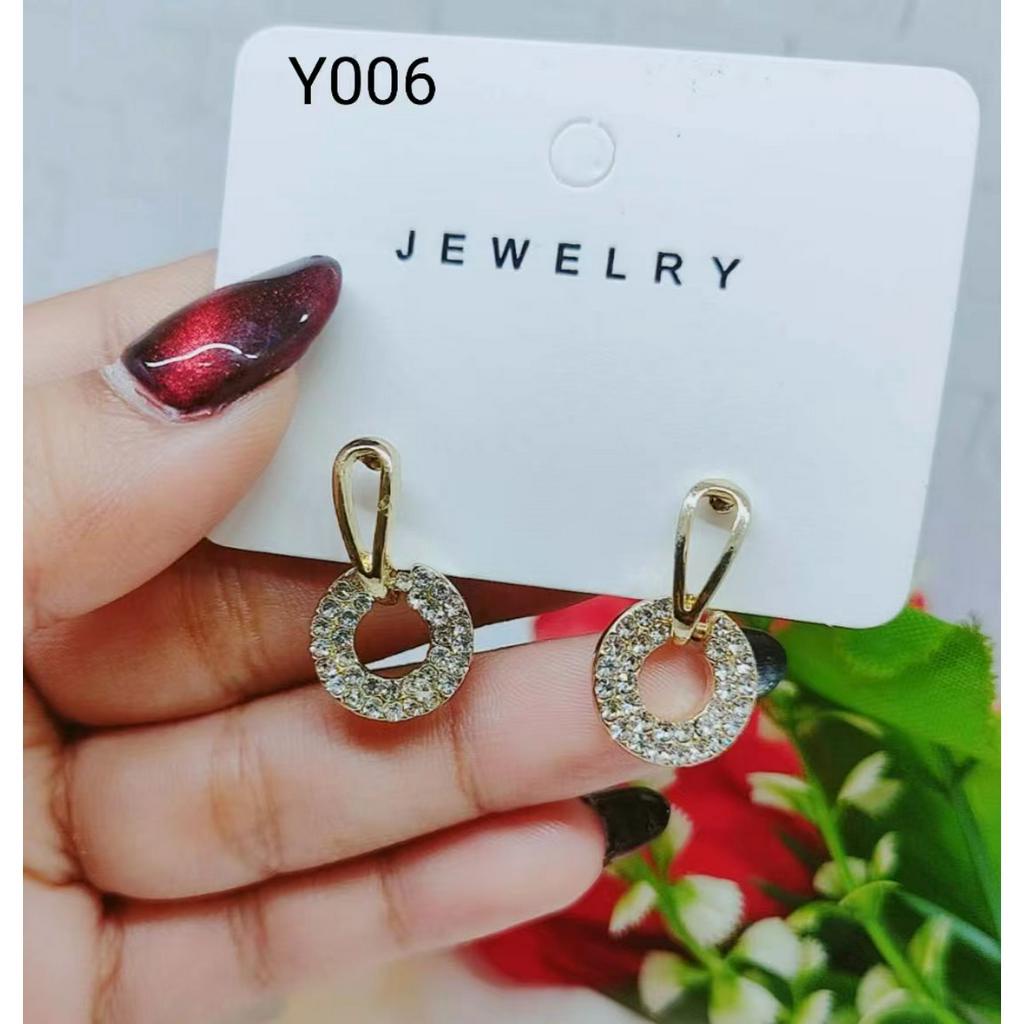 Anting Permata Perhiasan Fashion Y006 Y007