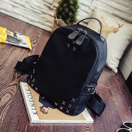 AND / COD / Tas Ransel Wanita Impor Tas Sekolah Hitam Polos Murah Backpack Perempuan Fashion Terkini T243