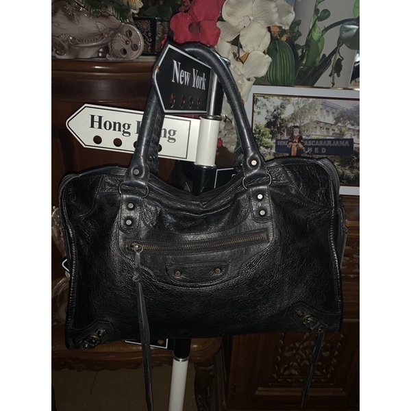 preloved tas balenciaga mini city 2017 autentic