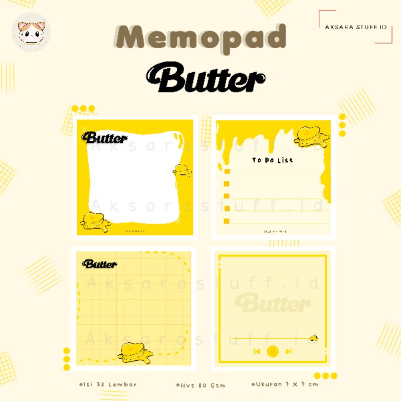 

MEMOPAD BTS BUTTER