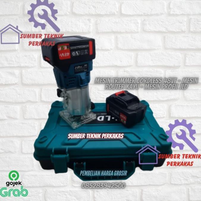 Disc Mesin Trimmer Cordless 48Vf- Mesin Router Kayu - Mesin Profil JLD