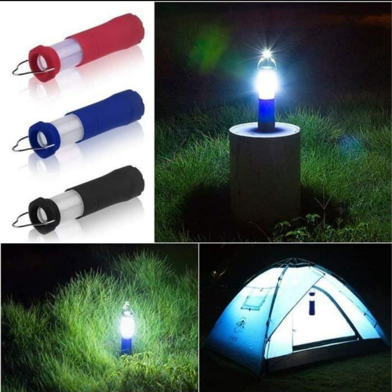 lampu tenda senter zoom baterai