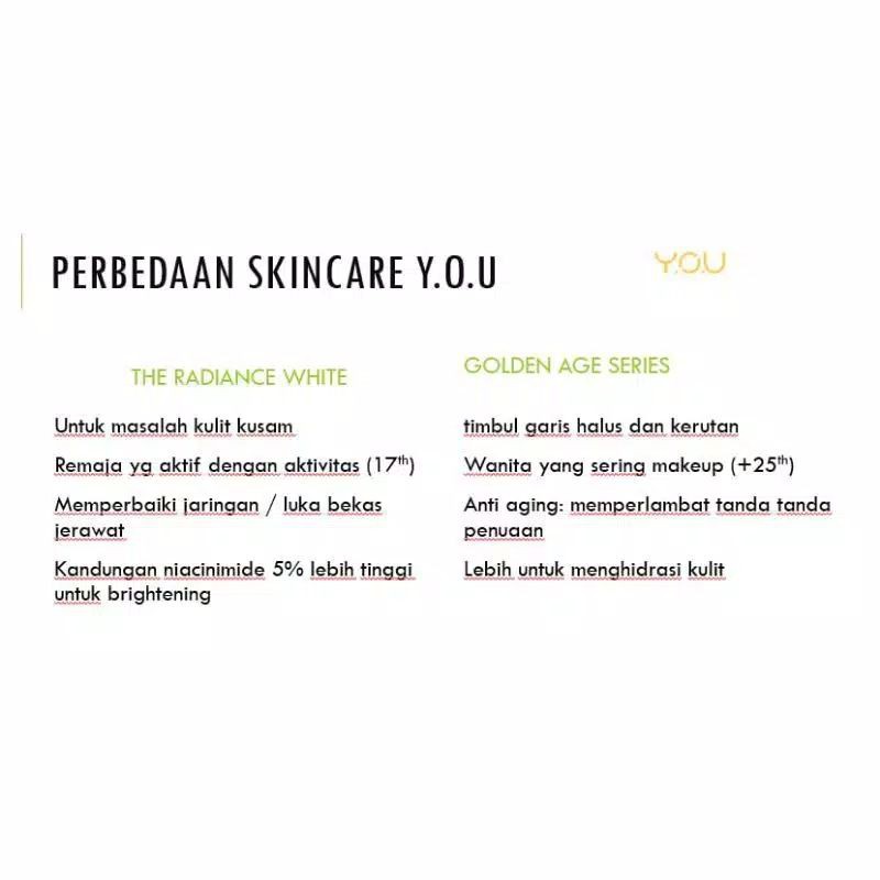 YOU THE RADIANCE WHITE REFRESHING TONER 100ml