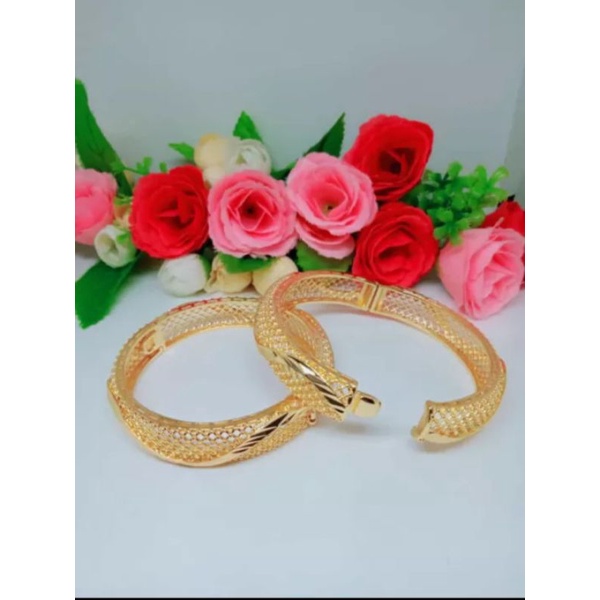 GELANG DEWASA DUBAI 24K DIMATER 62 CM PERHIASAN WANITA