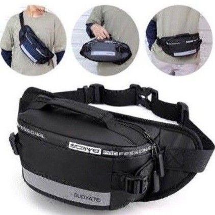 Tas Waistbag Pria Waterproof Honsui Kinayshop