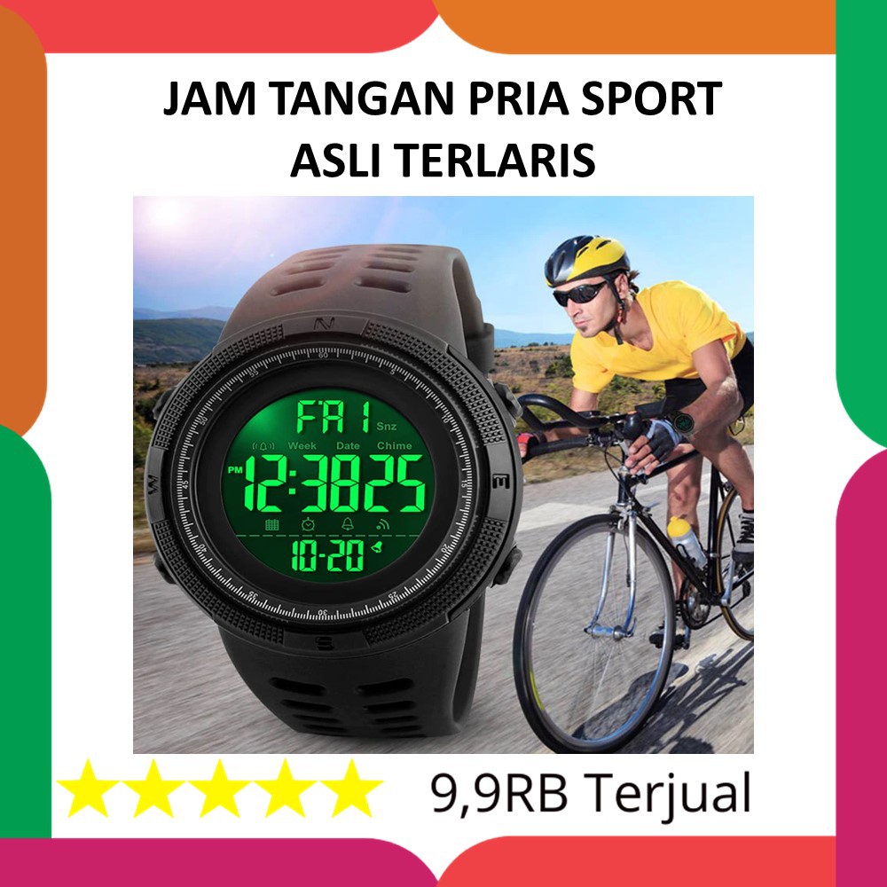 Jam Tangan Pria Anti Air SKMEI 1251 ORI/Jam Tangan Pria/Jam Tangan Pria Murah/Jam Tangan Pria Sport