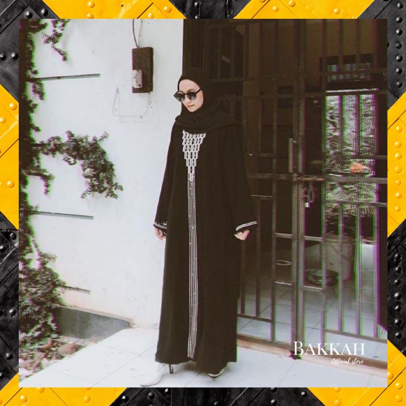 PROMO LEBARAN Abaya Jumbo | Gamis Hitam LD 130 | Abaya Maxi Dress Jumbo XXL LD 130
