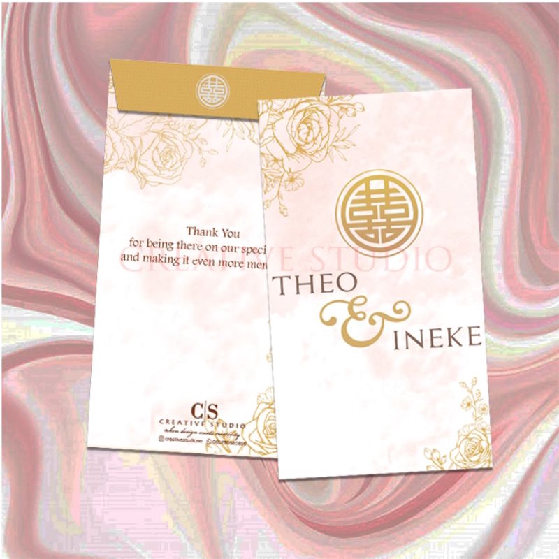 

F #B011 CUSTOM ANGPAO WEDDING MODERN