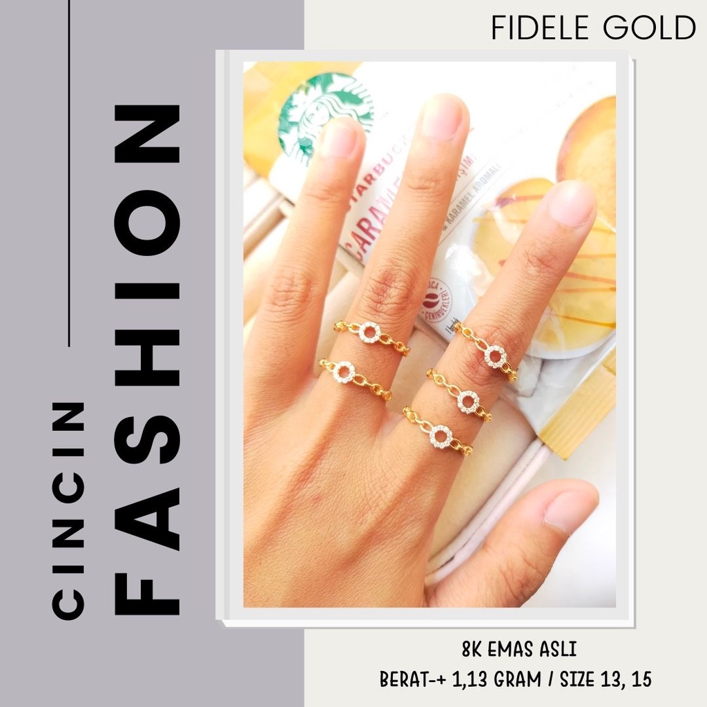 Cincin Bola Permata Bulat Cincin Permata Berkilau Cincin Emas Permata Simple