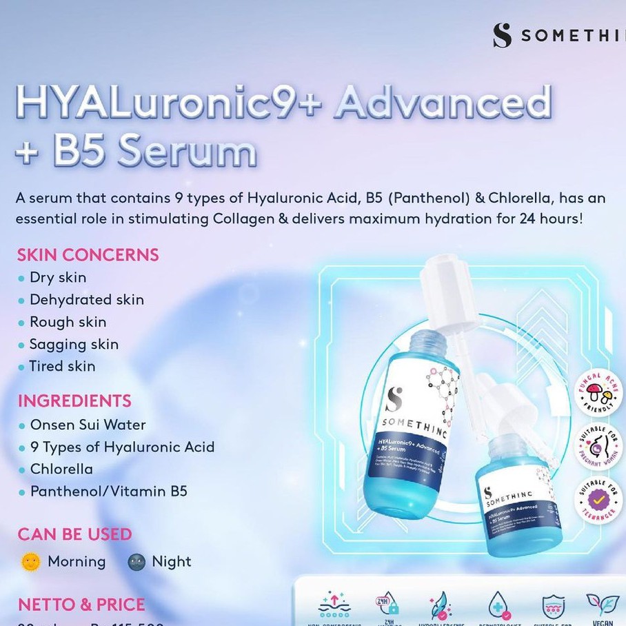 SOMETHINC SOMETHINC Hyaluronic9+ Advanced + B5 Serum 40ml