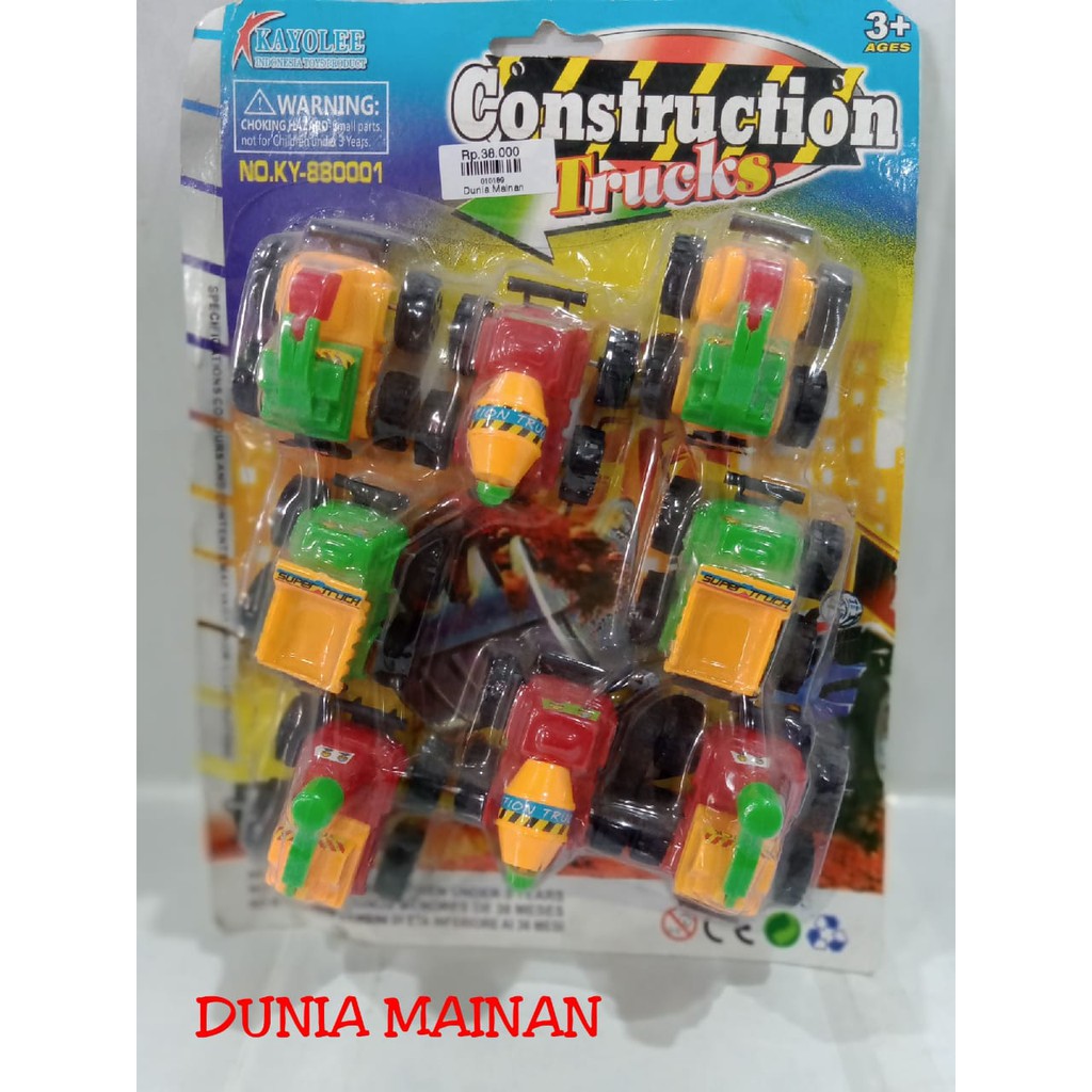 Mainan Anak Truck Set Bego Excavator