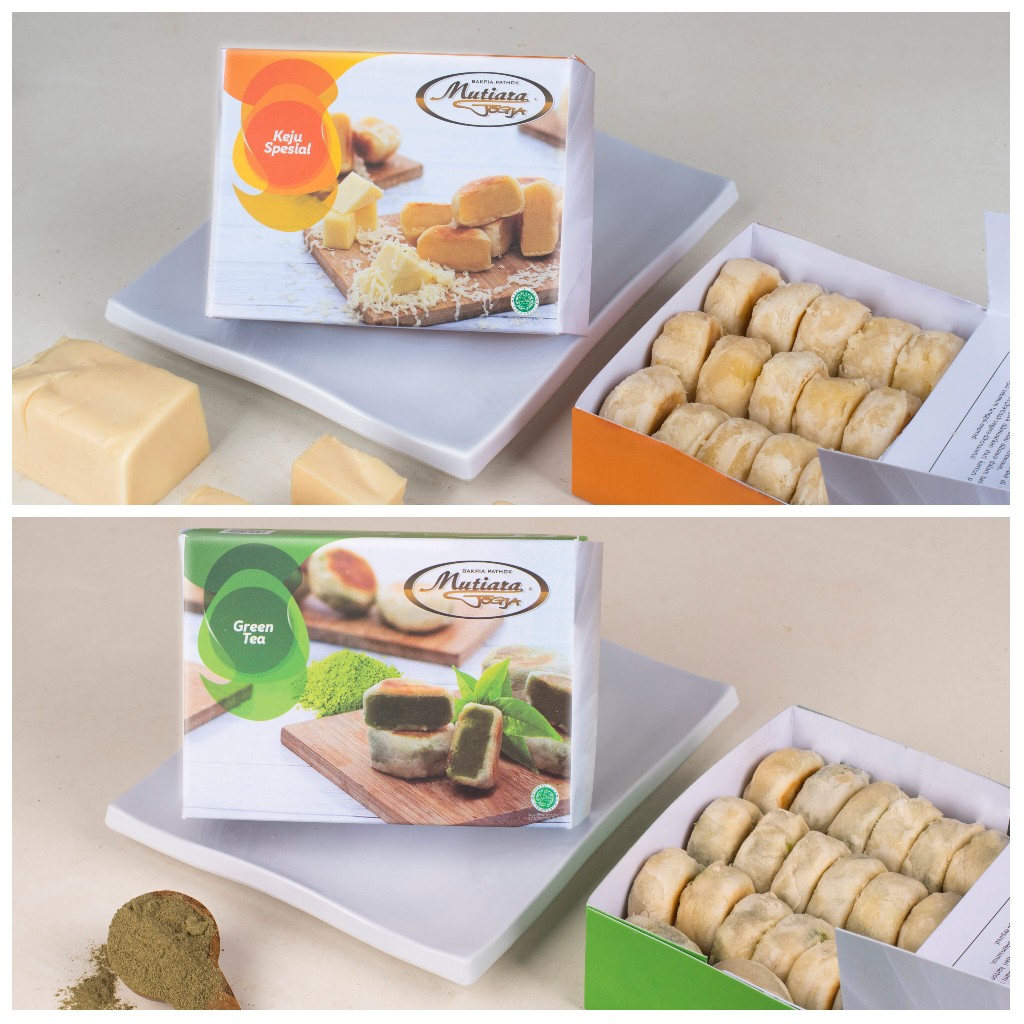 Paket Murah Bakpia Mutiara Keju isi 15 &amp; Greentea isi 20