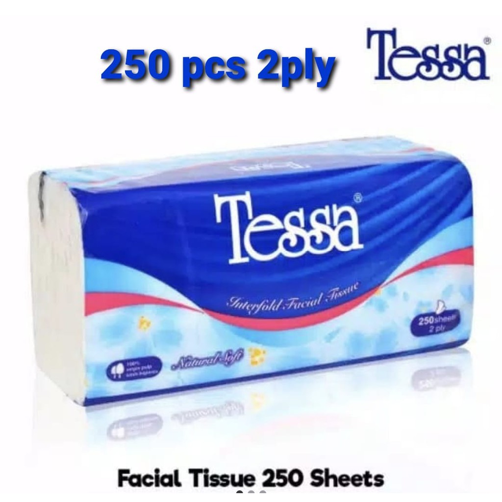 Tisu Wajah Tissue Facial TESSA 250 sheet 2 ply