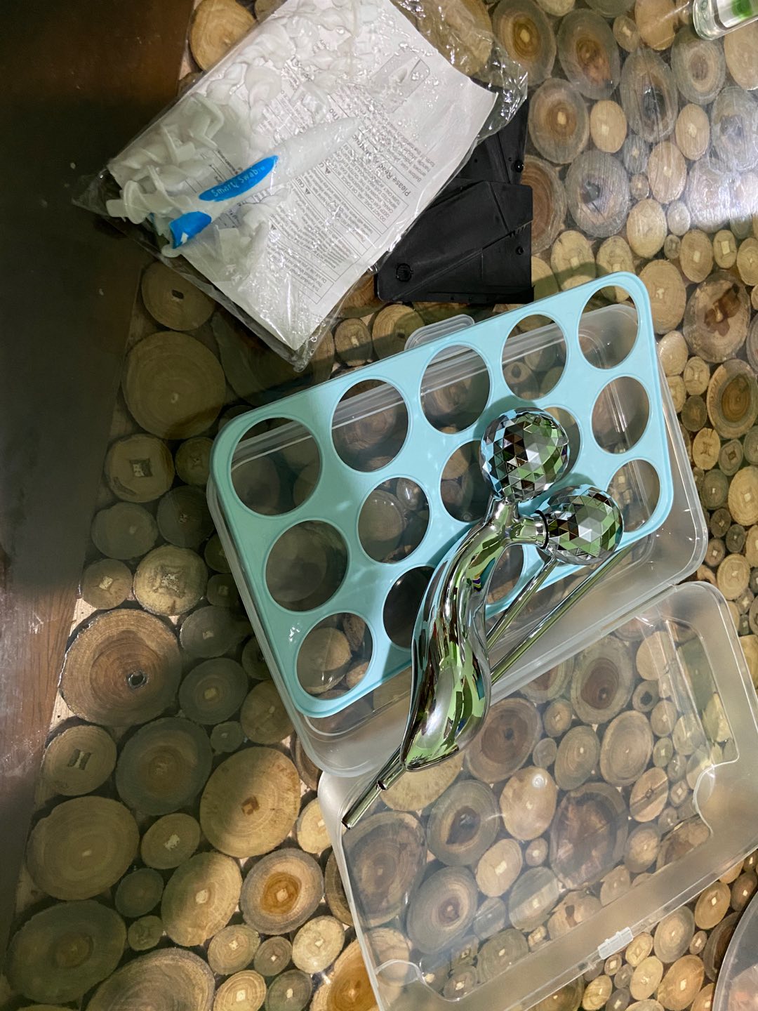 Kotak Telur  / Egg Box Isi 15 Sekat Organizer Bags Eggs Storage Kulkas Jumbo Dapur Masakan Bumbu New