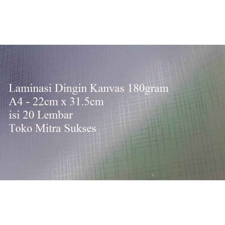 TYH Laminasi Dingin Kanvas