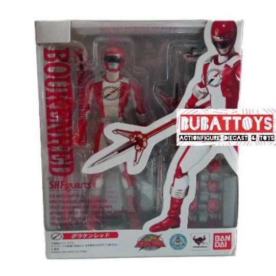 BANDAI SHF POWER RANGERS OPERATION OVERDRIVE RED RANGER/BOUKENRED ORIGINAL