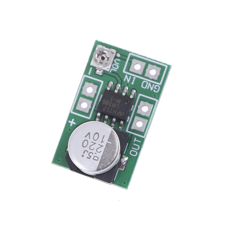 {LUCKID}DC 3V~12V 5V 6V LM386 mini micro audio power amplifier board AMP module 750mW