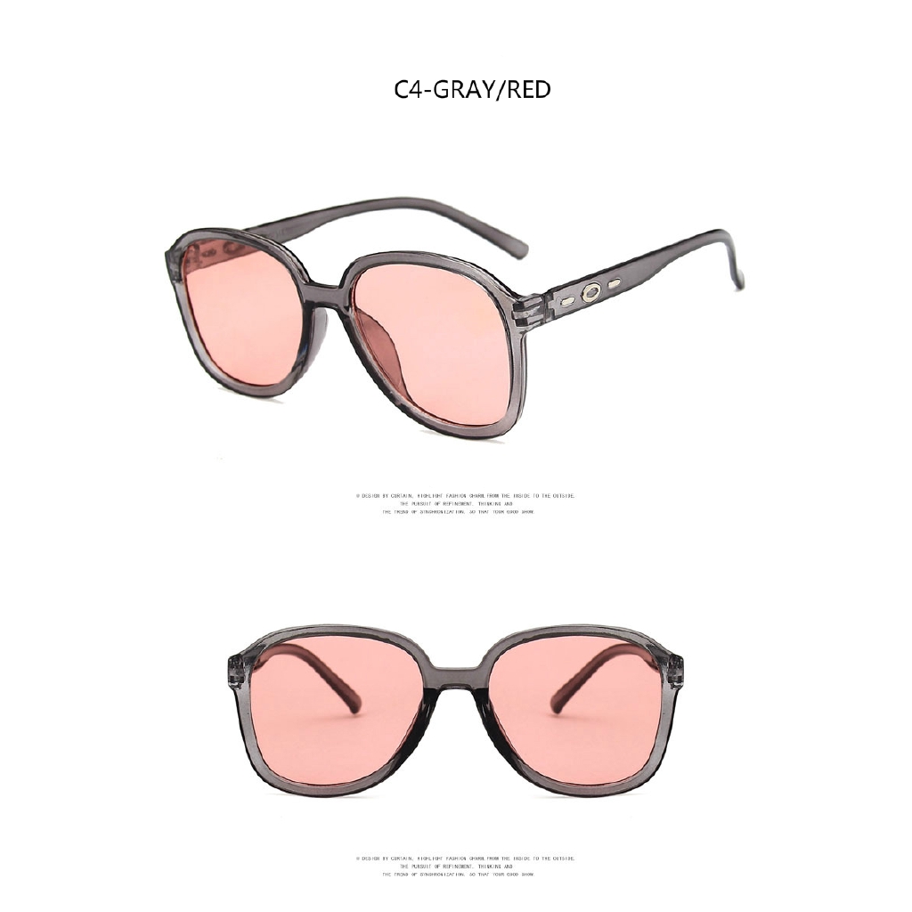 Korean fashion ins big frame retro sunglasses for men and women