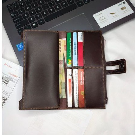 Dompet Panjang Classic Full Kulit Sapi Asli