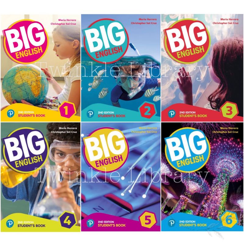 Pearson Big English 2nd Edition Student's Book / Workbook 123456