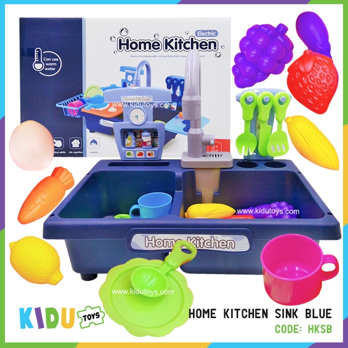 Mainan Anak Wash Up Kitchen Sink 6058 Kidu Toys