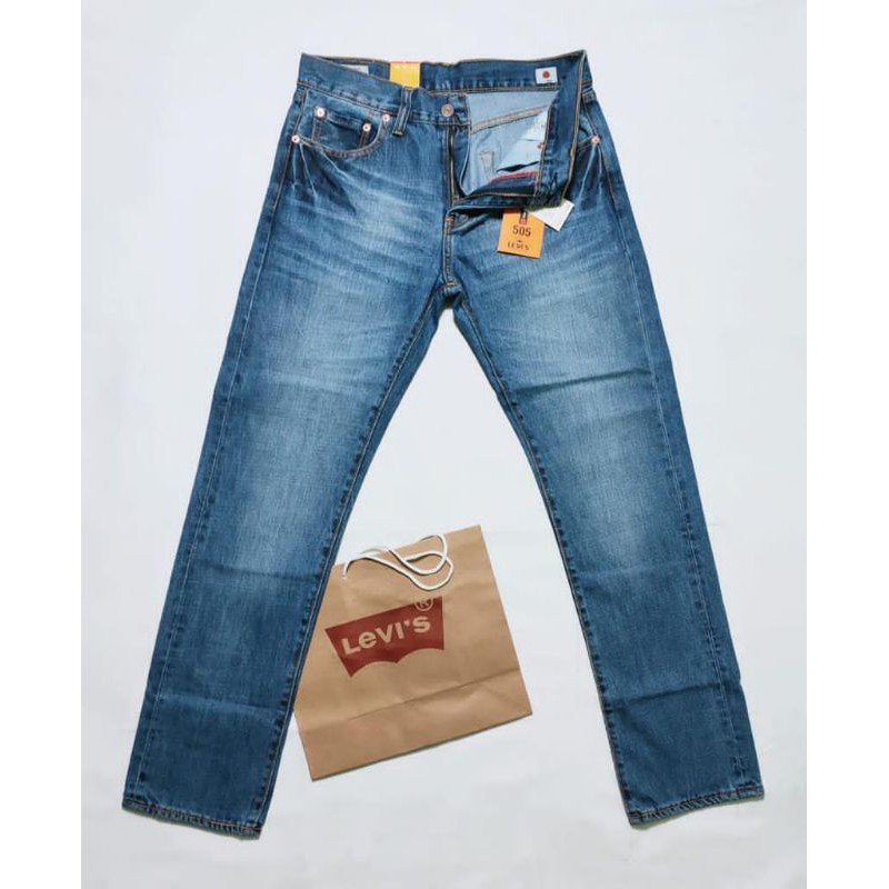 CELANA PRIA/CELANA LEVIS PANJANG 505 JAPAN ORIGINAL/CELANA LEVIS PANJANG JUMBO 28-34/ML06