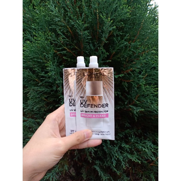 LOREAL UV DEFENDER UV MATTE AND FRESH BRIGHT AND CLEAR SACHET