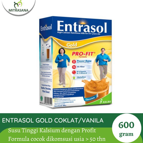 

Entrasol Gold Coklat/Vanila 600gr