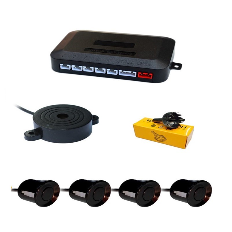 Parkir Sensor Parkir Mundur Mobil 2 / 4 Titik Mata Parking Sensors Display / non Display VINYX